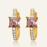 Rosé Circlets  Earrings