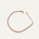 Icy Strand Rose Gold Bracelet