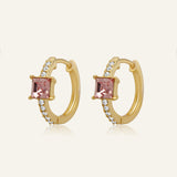 Rosé Circlets  Earrings