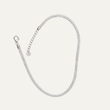 Icy Strand Silver Bracelet