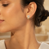 Pearl Daisy Earrings