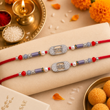 Ram Sita Rakhi Set