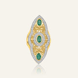 Imperial Emerald Ring