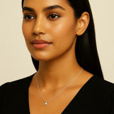 Radiating Circle   Necklace
