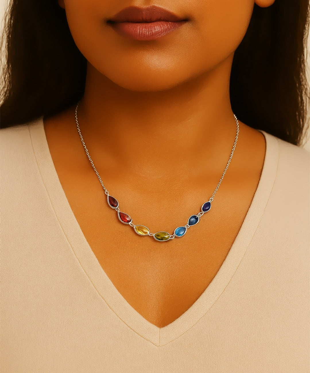 Cheerful Rainbow Necklace
