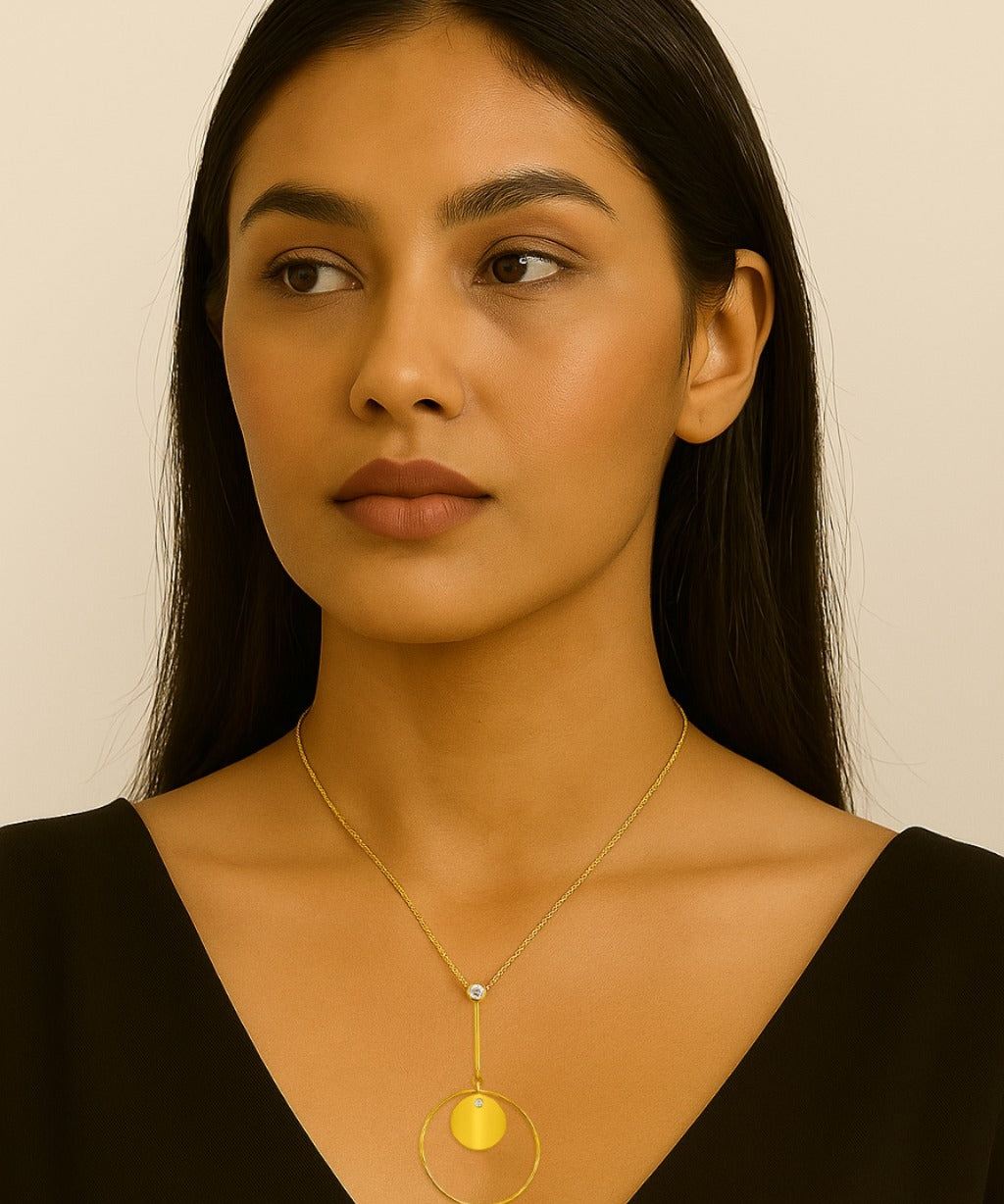 Celestial Disc Necklace