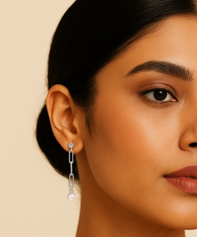 Pearl Droplet Earrings