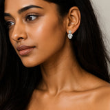 Sparkling Squard  Earrings