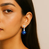 Azure Sparkle Earrings