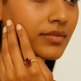 Ruby  Band Ring