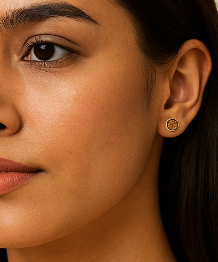 Regal Drusy  Earrings