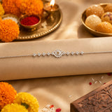 Silver Pushp Rakhi